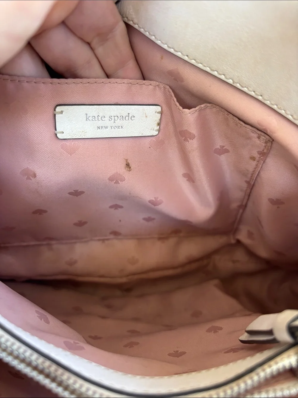 kate spade Medium Convertible Briar Lane Quilted White Shoulder Bag